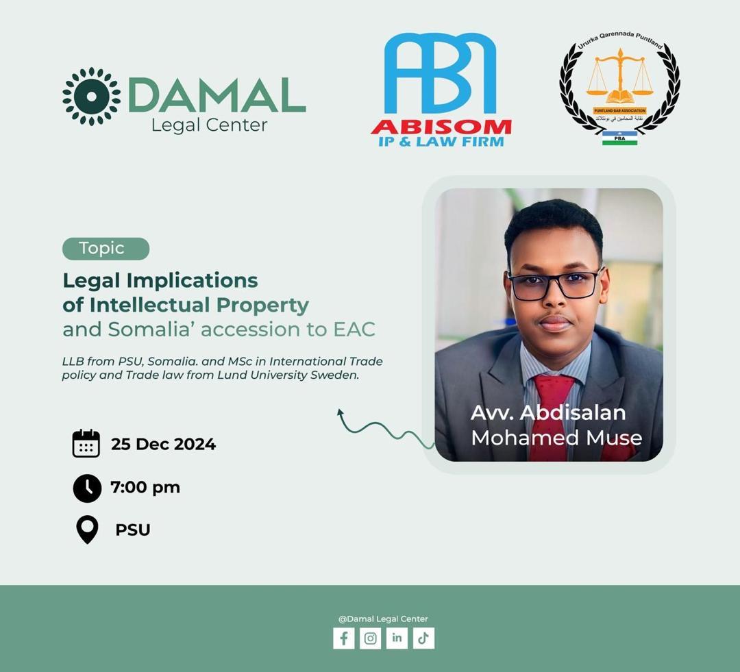 ABISOM IP & Law Firm Hosts an Engaging Guest Lecture at Puntland State University