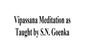 SOMALI: OGAYSIIS MUHIIM AH VIPASSANA MEDITATION CENTRE LIMITED
